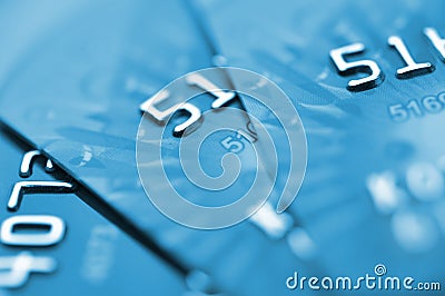Debit cards. Stock Photo