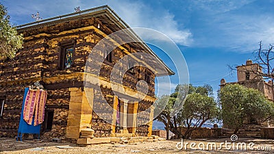 Debre Damo Monastery in Tigray region, Ethiopia. Editorial Stock Photo