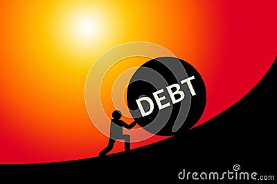 Debt Stock Photo