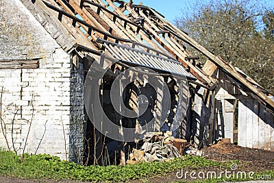 Decay house Stock Photo