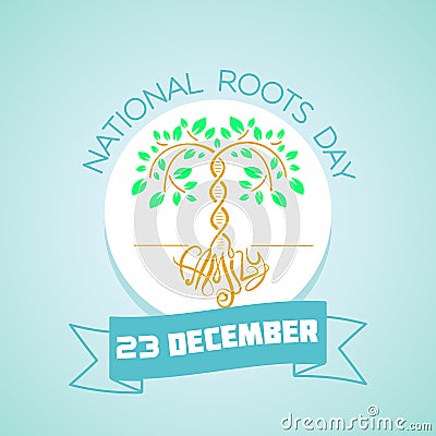 23 December National Roots Day Stock Photo