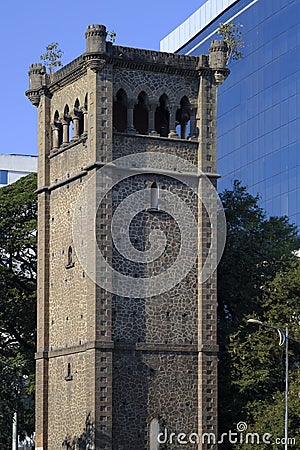 12 December 2022, Old structure in Pune, heritage Tower stone Structure on old pune-bombay Road Editorial Stock Photo
