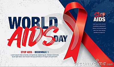 World AIDS Day Vector Illustration