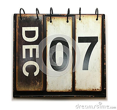 December 7 Stock Photo