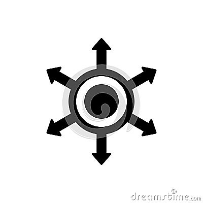 Decentralization icon Vector Illustration