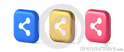 Decentralize compound connection encrypted network button cyberspace management 3d icon Stock Photo