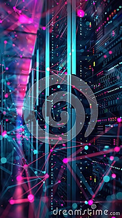 Decentralized file storage solutions in Web 30 offering secure and distributed data management options Stock Photo