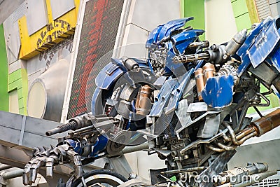 Transformers Decepticons Chromia Universal Studios Singapore Editorial Stock Photo