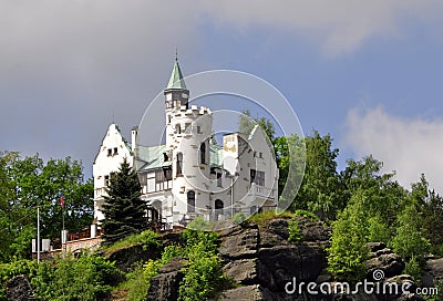 Decin - Pastyrska Stena Stock Photo