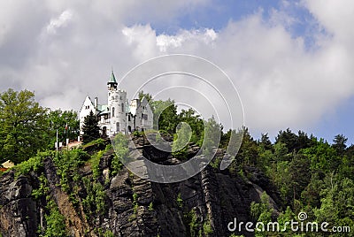 Decin - Pastyrska Stena Stock Photo