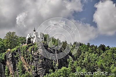 Decin - Pastyrska Stena Stock Photo