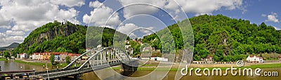 Decin - Pastyrska Stena Stock Photo