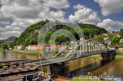 Decin - Pastyrska Stena Stock Photo