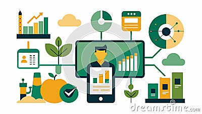 Decision support tools By analyzing multiple data points and providing actionable insights these apps can serve as Vector Illustration