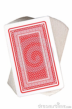 Deck of playing cards Stock Photo