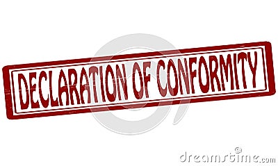 Declaration of conformity Cartoon Illustration