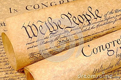 Declaration of Independence Stock Photo