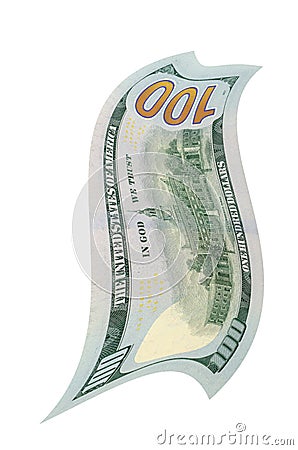 Decline of the dollar. Stock Photo