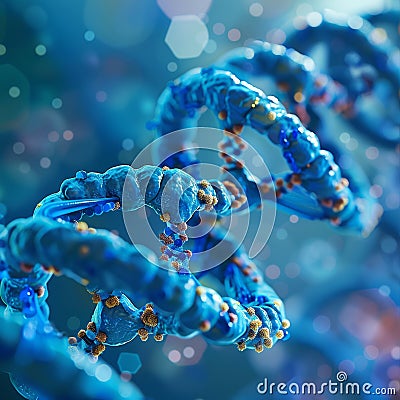Decoding the genetic blueprint exploring dna and cellular structures in the realm of genetics Stock Photo
