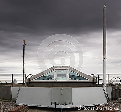 Decommissioned Minuteman Missile Silo Stock Photo