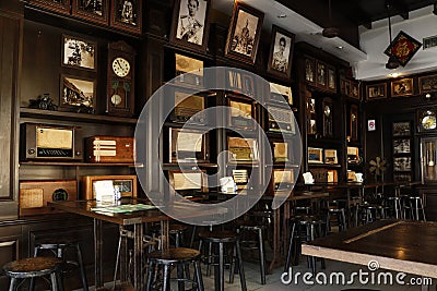 Decorate shop with antique Editorial Stock Photo