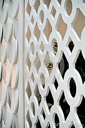 Decorated room dividers Stock Photo