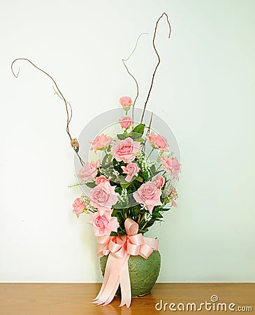 Decoration artificial flower Stock Photo