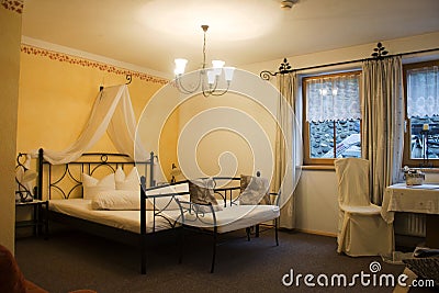 Decoration Interior of elegance bedroom boutique style Editorial Stock Photo