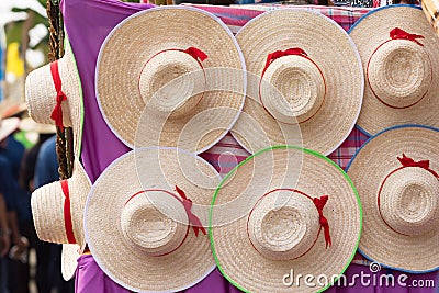 Decoration of parade in Thai wax festival. Stock Photo