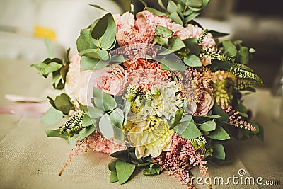 Decoration of wedding flowers Stock Photo