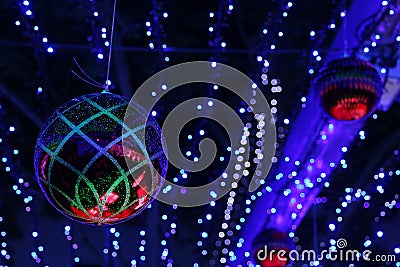 Decorations at the Canberra Sids and Kids light display Stock Photo