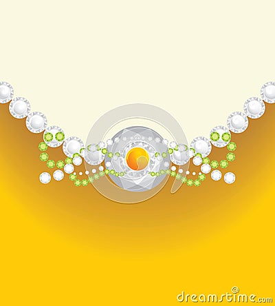 Decorative background for jewelry design Vector Illustration