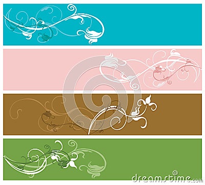 Decorative banners Vector Illustration