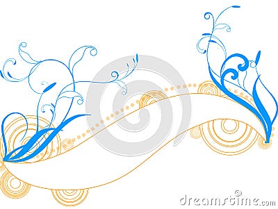 Decorative boarder Cartoon Illustration