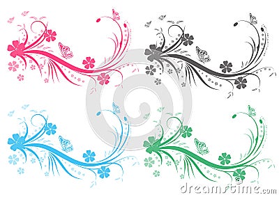 Decorative branch Vector Illustration