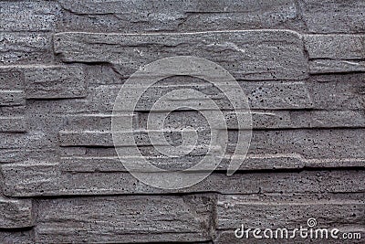 Decorative brick texture background. Stock photo facade fence Stock Photo