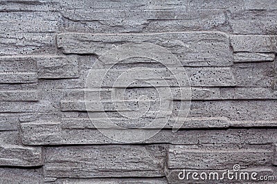 Decorative brick texture background. Stock photo facade fence Stock Photo