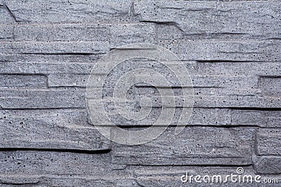 Decorative brick texture background. Stock photo facade fence Stock Photo