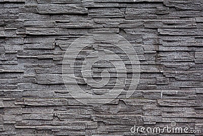 Decorative brick texture background. Stock photo facade fence Stock Photo