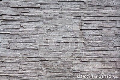 Decorative brick texture background. Stock photo facade fence Stock Photo