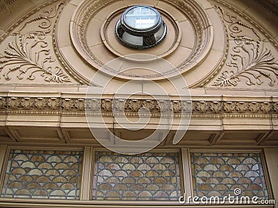 Decorative building in NY Stock Photo