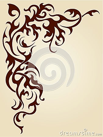 Decorative corner Vector Illustration