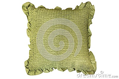 Decorative couch cushion Stock Photo