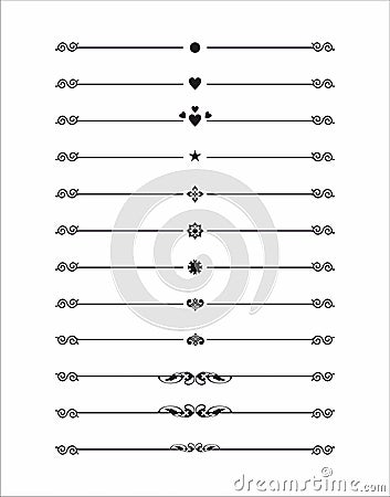 Decorative delimiter Vector Illustration