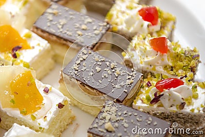 Decorative Desserts Stock Photo