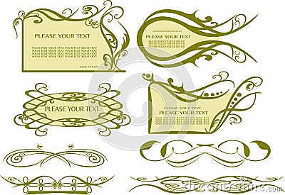 Decorative Elements - Lines & Borders Vector Illustration