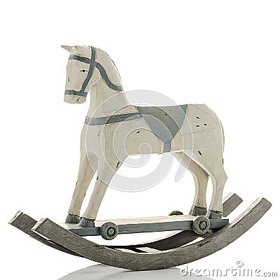 Decorative figurines, statuette a horse, accessories for interior Stock Photo