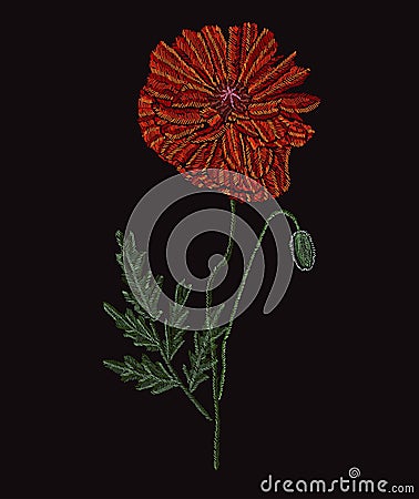 Decorative floral bouquet Vector Illustration