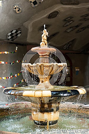 Decorative fountain Stock Photo