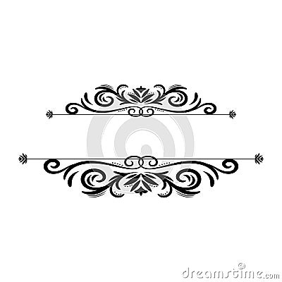 Decorative frames and borders for pictures Stock Photo
